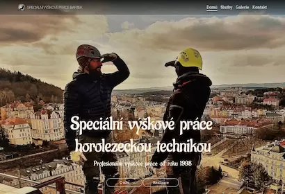 Náhled webu horolezcibartek.cz