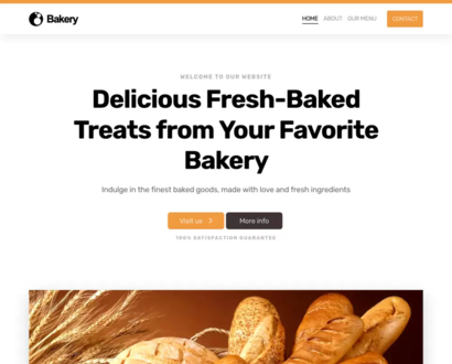 Náhled šablony Bakery 3