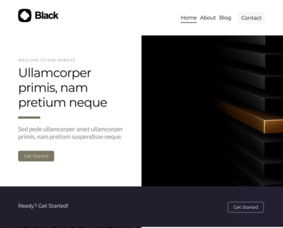 Náhled šablony Black 1
