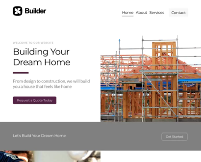Náhled šablony Builder 1