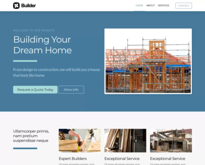 Náhled šablony Builder 2