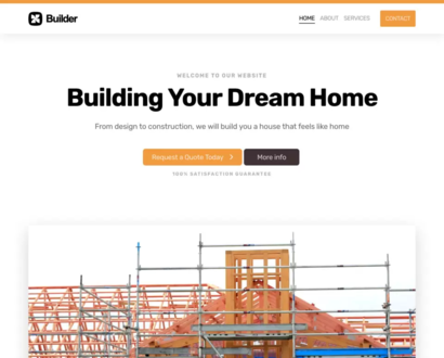 Náhled šablony Builder 3