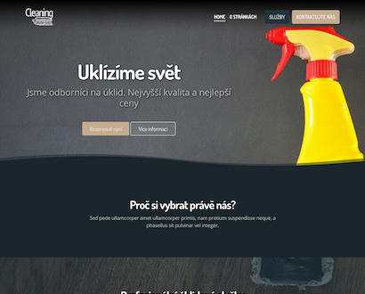 Náhled šablony Cleaning