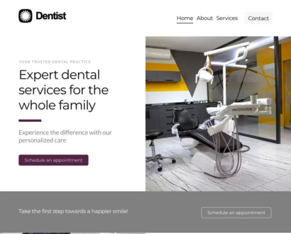 Náhled šablony Dentist 1