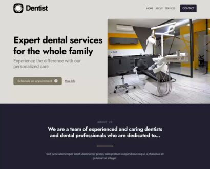 Náhled šablony Dentist 6