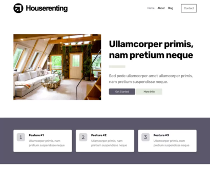 Náhled šablony House Renting 4