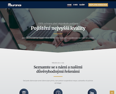 Náhled šablony Insurance