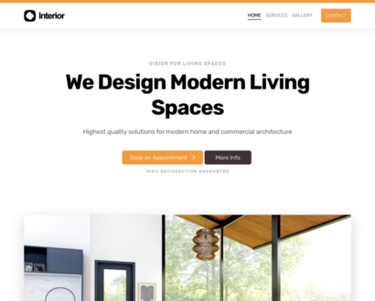 Náhled šablony Interior Design 3