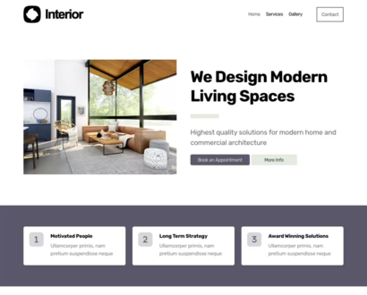 Náhled šablony Interior Design 4
