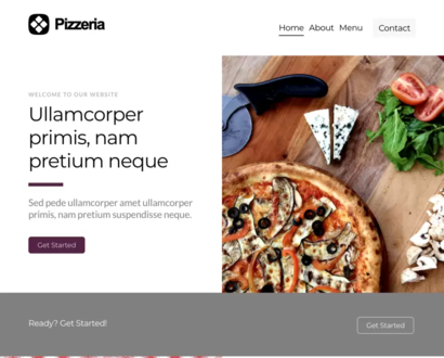 Náhled šablony Pizzeria 1