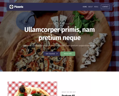 Náhled šablony Pizzeria 5