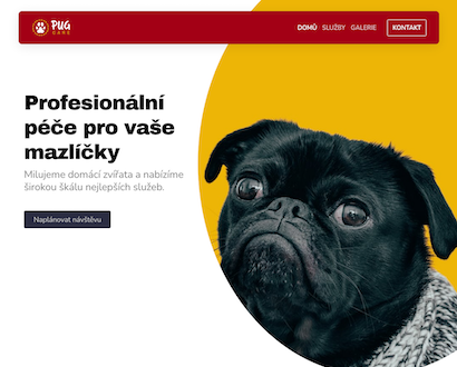 Náhled šablony Pug