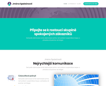 Náhled šablony Purple
