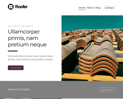 Náhled šablony Roofer 1