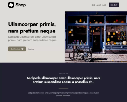 Náhled šablony Shop 6
