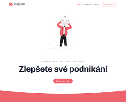 Náhled šablony Success