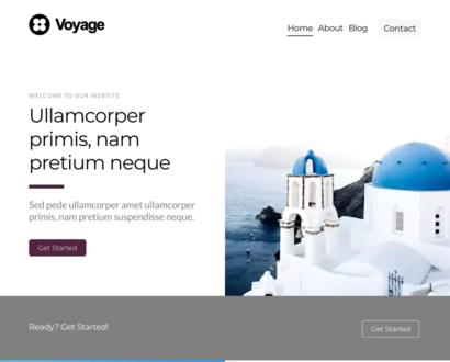 Náhled šablony Voyage 1