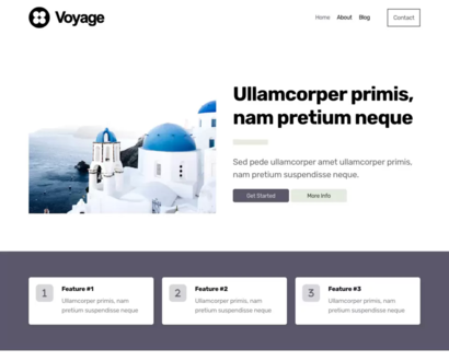 Náhled šablony Voyage 4