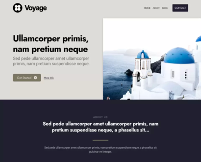Náhled šablony Voyage 6